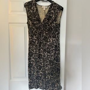 Lace print dress